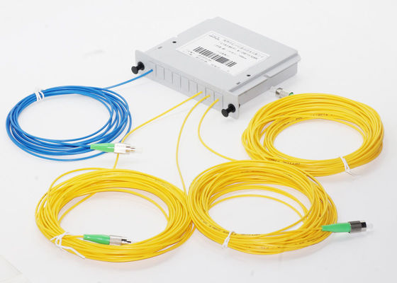China FC APC Connector Multimode Fiber Coupler , FTTX System Low Polarization Dwdm Coupler supplier