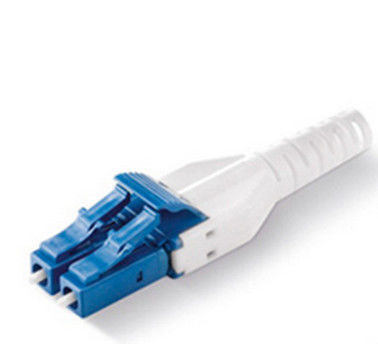 China Single Mode Fiber Optic Connectors LC / UPC Duplex Uniboot For FTTX Network supplier