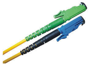 China Automatic Metal Shutter E2000 Connector , PC - APC Lc Type Fiber Optic Connector supplier