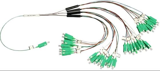 China Single / Multi Mode Fiber Optic PLC Splitter 1x32 Plc Splitter For System / Signal Monitoring supplier