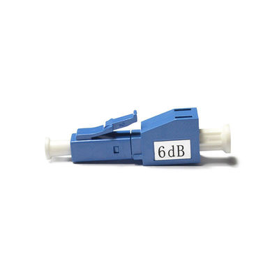 China 1310nm / 1550nm Lc Single Mode Attenuator , Blue Stepped Attenuator With FTTX supplier