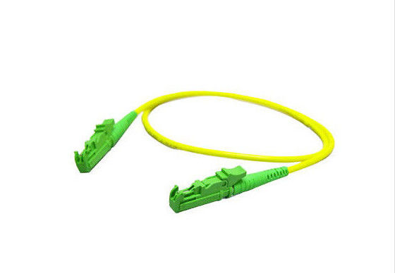 China 2.0mm Simplex Yellow Fiber Optic Patch Cord Single Mode G657A E2000 / APC supplier