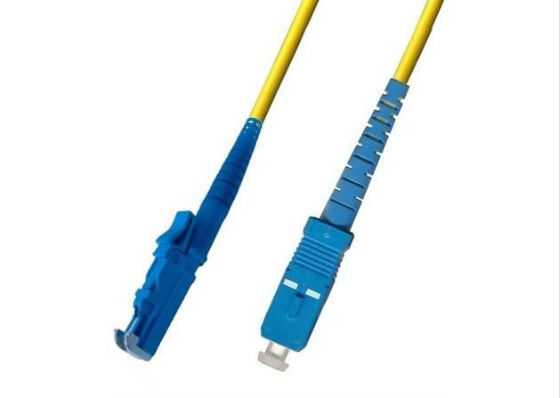 China 0.2dB Sc Apc Fiber Patch Cord , SC / UPC - E2000 / UPC G652D / G657A Cable Patch Cord supplier