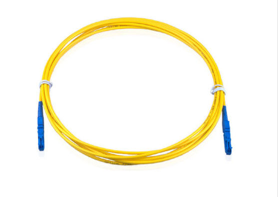 China Yellow E2000 UPC Fiber Optic Patch Cord Custom Design For FTTX Network supplier
