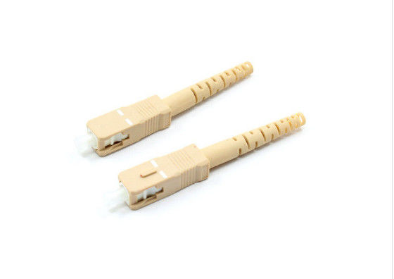 China SC UPC Multimode Fiber Connectors Single Core For Fiber Optic Patch Cord supplier