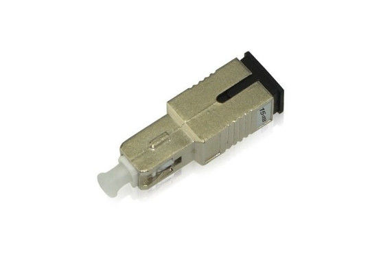 China Male - Female Fiber Optic Attenuator Single Core 1 - 30dB Metal Material supplier