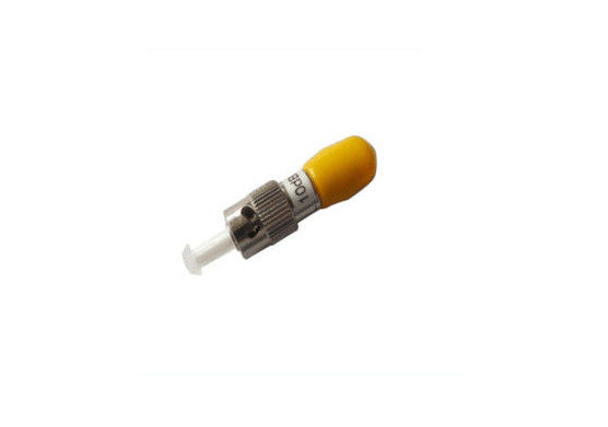 China Yellow Variable Optical Attenuator , Low Insertion Loss Single Mode Fiber Attenuator supplier