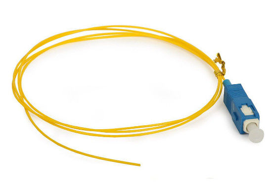 China SC / UPC Fiber Optic Pigtail Simplex 0.9MM Cable Diameter Low Back Reflection Loss supplier