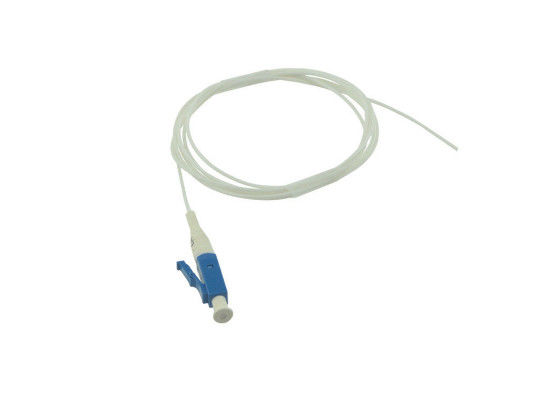China LC / PC UPC Fiber Optic Pigtail SX 9 / 125um PVC LSZH Cable Customized Length supplier