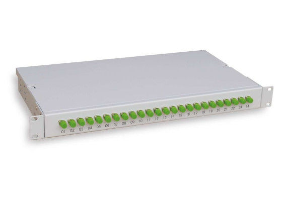 China Telecommunication FBT Coupler Fiber Distribution Unit Six Pack / Plug In Style supplier