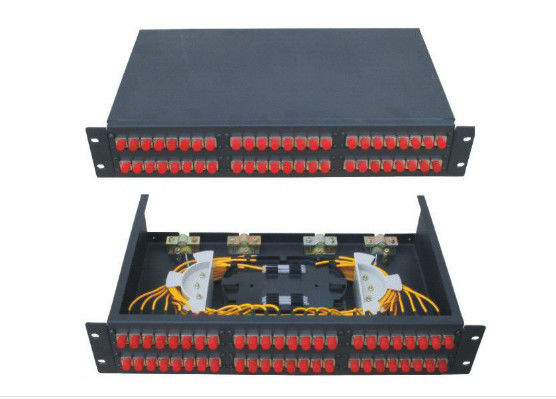 China FTTH ODF Simplex FBT Coupler 19 Inch Size Cold Rolled Sheet Steel Shell supplier