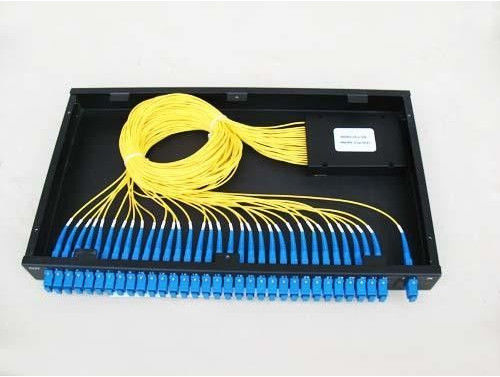China 1260 - 1650 PLC FBT Coupler For Telecom Network / CATV System Black Color supplier