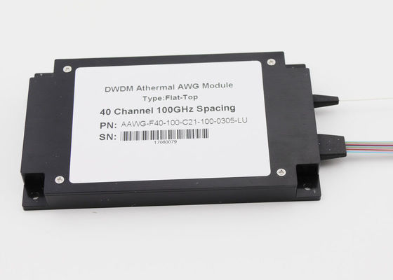 China Max IL 5.0dB DWDM Mux Demux 40Ch AAWG ABS Box For 5G Front Haul / Datacenter supplier