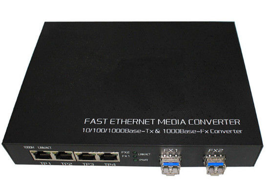 China 1000 Base - Fx Fiber Optic Switch For Industry 850nm / 1310nm / 1550nm Wavelength supplier