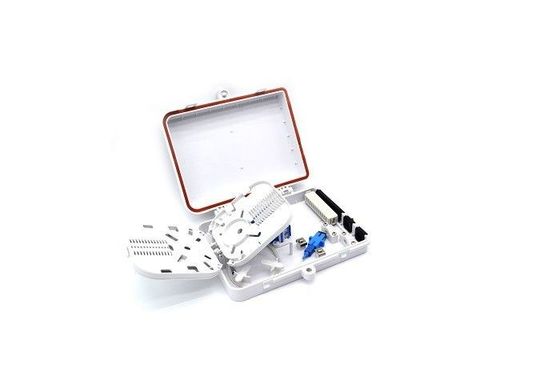 SC / LC Fiber Optic Termination Box , 1 * 4 / 1 * 8 PLC Splitter Fiber Optic Cable Termination Box supplier