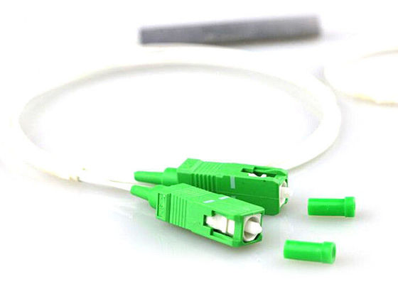 1 * 2  900um Fiber Optic PLC Splitter Superior Uniformity Passive Optical supplier