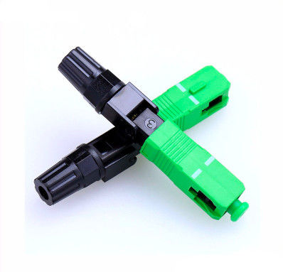 SC / APC Fast Field Assembly Connector 90N Tensile Strength For Patch Cable supplier