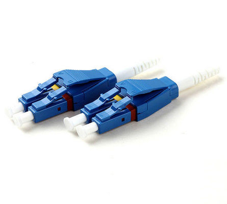 Single Mode Fiber Optic Connectors LC / UPC Duplex Uniboot For FTTX Network supplier