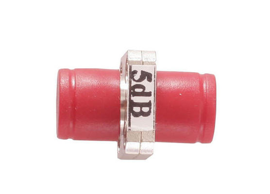Red FC Fixed Optical Attenuator For Communication Network Easy Installation supplier