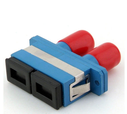 SC / PC ST / PC Fiber Optic Adapter For FTTH Network / LAN Ferrule End Face supplier