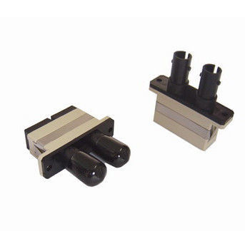 SC / PC ST / PC Fiber Optic Adapter For FTTH Network / LAN Ferrule End Face supplier