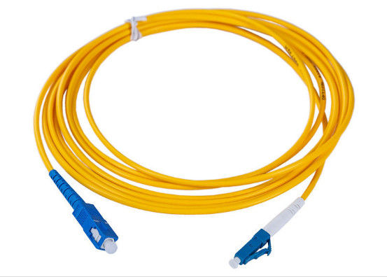 1M / 2M / 3M Lc Fiber Patch Cord , Various Connector Duplex Fiber Patch Cord supplier