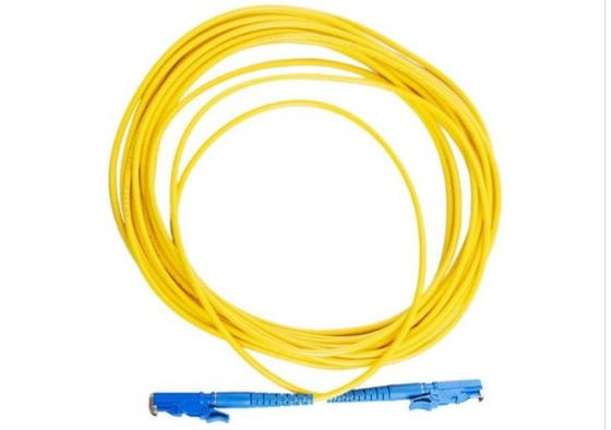 Yellow E2000 UPC Fiber Optic Patch Cord Custom Design For FTTX Network supplier