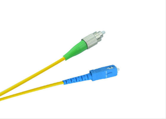 3m PVC Duplex Patch Cord , Fiber Patch Cord Sc To Lc - 40 - 85 °C Operating Temp Range supplier