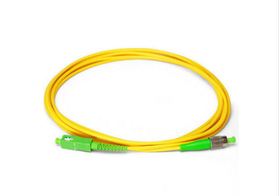 SC / APC To FC / APC Fiber Optic Patch Cord Sc To FC Sm Sx LSZH Material supplier