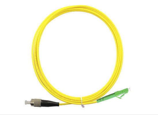 G652D LC / APC - FC / UPC Lc Lc Fiber Patch Cord ,  9 / 125 Fiber Pigtails Patch Cords supplier