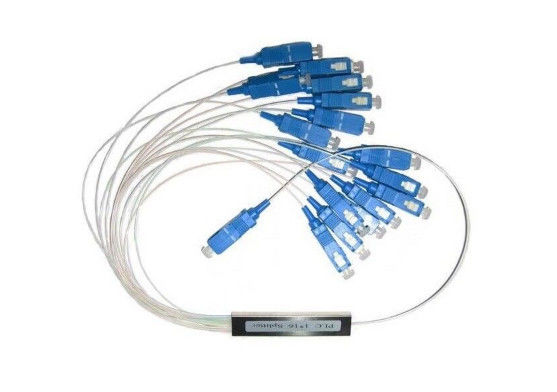1 X 64 Digital Optical Splitter , Passive Fiber Optic Splitter With 900μM SC APC Connector supplier