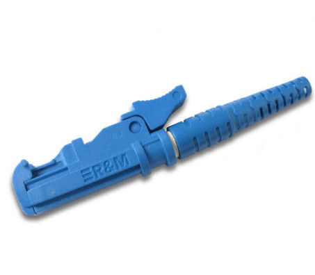 Plastic E2000 PC Fiber Optic Connectors Simplex Single Mode For Testing Equipment supplier