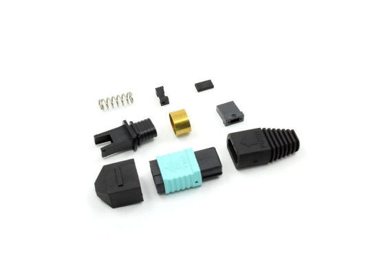 50 / 125um Mtp Mpo Fiber Connector , PC Ferrule End Face Lc Lc Fiber Connector supplier