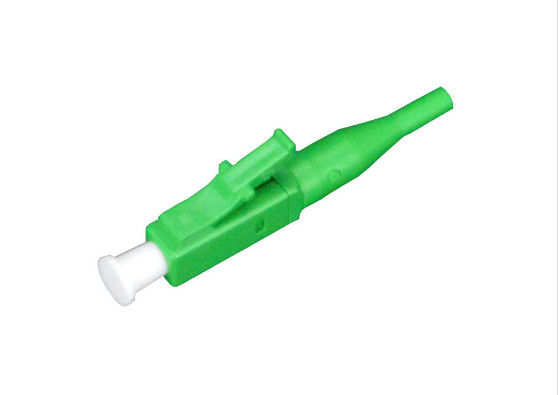 LC APC Polish Single mode Fiber Optic Connectors 9 / 125 Simplex 0.9mm / 2.0mm Boot Size supplier