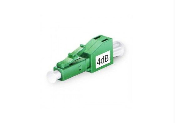 Plug Type LC / APC 4DB Fiber Optic Attenuator Plastic Materials For CATV System supplier