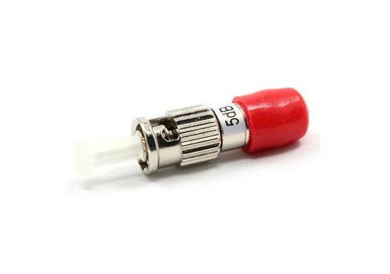 ST UPC Metal Fiber Optic Attenuator Single Mode 1 - 30db For Local Area Networks supplier