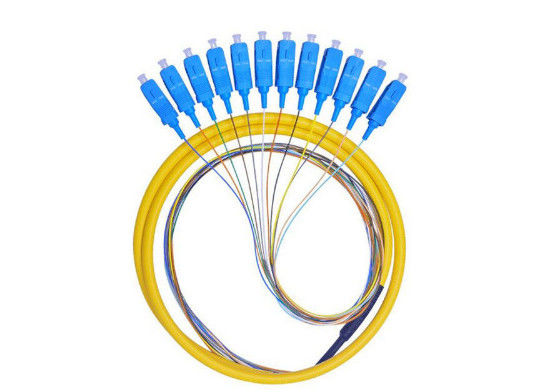 SC / UPC Fiber Optic Pigtail 1310 / 1550nm Wavelength For Local Area Network supplier