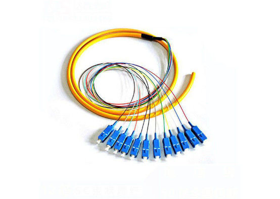 SC / UPC Fiber Optic Pigtail 1310 / 1550nm Wavelength For Local Area Network supplier