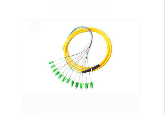 G652 FTTH Optical Pigtail , LC / APC Connector Type Single Mode Fiber Pigtails supplier