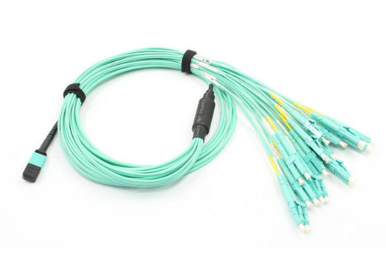 FC To MPO Patch Cord Single Mode Splitter Low Insertion Loss Blue Color supplier