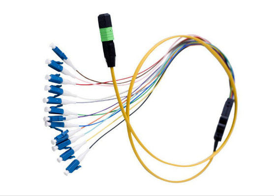 12 Core LC MTP / MPO Patch Cord Customized Length For Premise Installations supplier