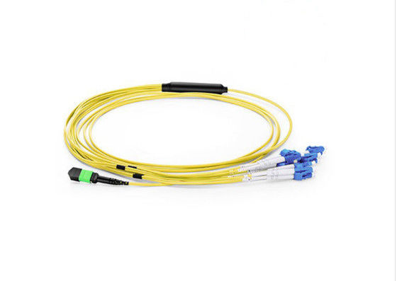 12 Core LC MTP / MPO Patch Cord Customized Length For Premise Installations supplier