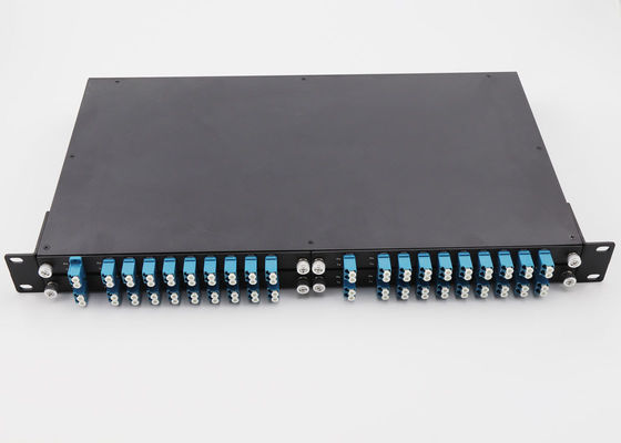 Rack Mount CWDM Mux Demux Four In One Type With UPG Port 1470 - 1610nm Wavelength supplier