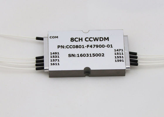 1 x 8 CWDM optical mux demux Compact Size LC / UPC Connector Type For MUX / DEMUX System supplier