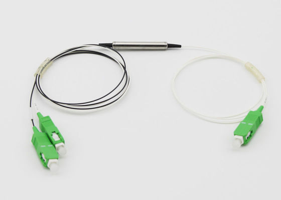 FWDM T x 1550nmCWDM Mux Demux 20dB Metal Tube Isolation For Line Monitoring supplier