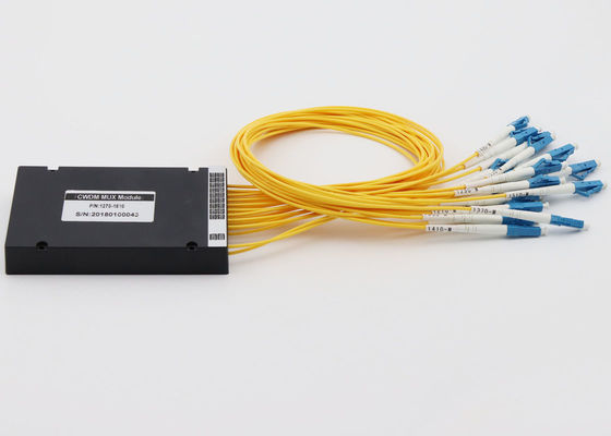 High Reliability Mux Demux Cwdm , 4Ch / 8Ch / 18 Ch CWDM Module With LC Connectors supplier