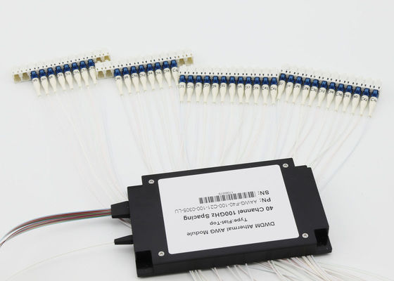 Max IL 5.0dB DWDM Mux Demux 40Ch AAWG ABS Box For 5G Front Haul / Datacenter supplier