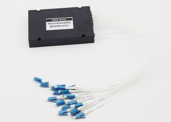 High Accurate 8 Channel Multiplexer , Central Wavelength Mux And Demux Low Insertion Loss supplier