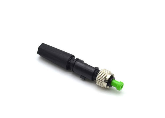 Polished Fiber Optic Fc Connector , Fiber To The Home Quick Connect Fiber Optic Connectors supplier