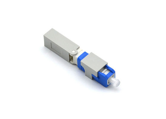 Clamshell / Screw Fast Connect Fiber Connectors , Green 55mm Field Installable Connector supplier